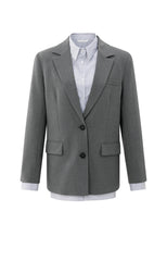 Blazer with sleeveless striped blouse - Type: product