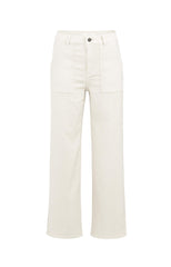 Cargo trousers with straight legs and patch pockets - Type: product