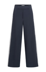 High waist trousers with side stripes - Type: product