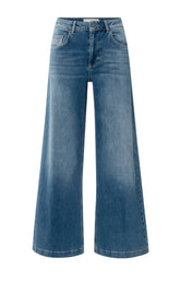 Loose fit jeans with high waist and wide legs (L32) - Type: product