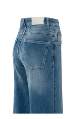 Loose fit jeans with high waist and wide legs (L32)