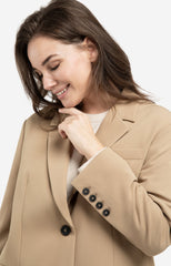 Oversized blazer with fancy button details