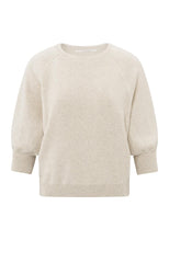 Soft sweater with raglan sleeves and round neckline - Type: product