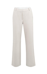 Soft woven trousers with wide legs and elastic hem - Type: product