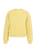 Teddy sweater with ribbed trims and round neckline - Type: product