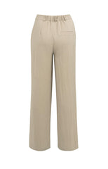 Woven wide leg trousers with pleats - L30
