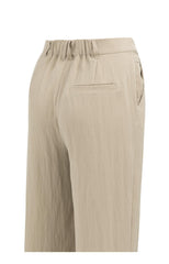 Woven wide leg trousers with pleats - L30