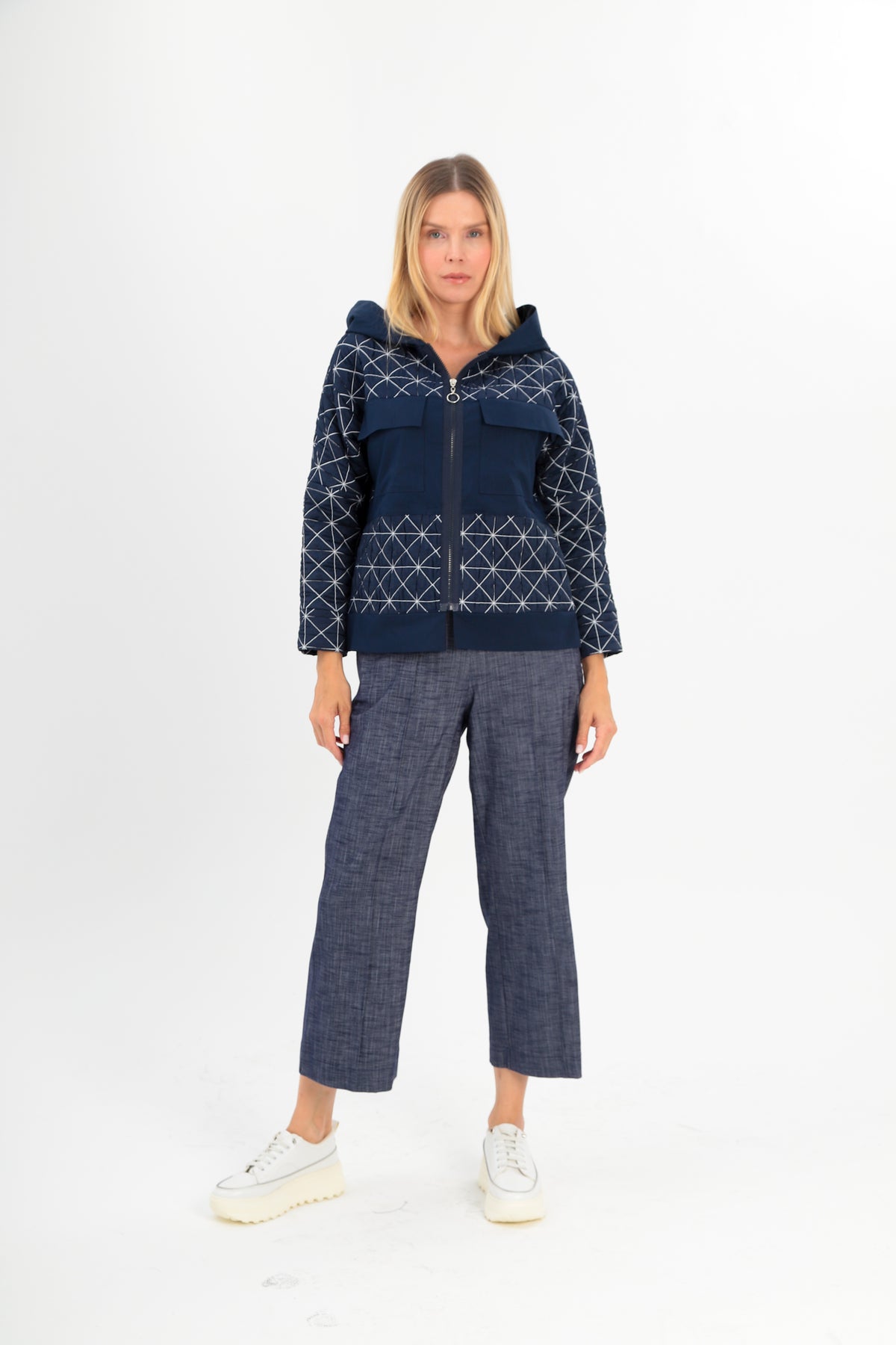 Ladies Trousers I-25SS-5132-03 Denim
