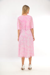 Ladies Dress L-25SS-2017-52 PINK