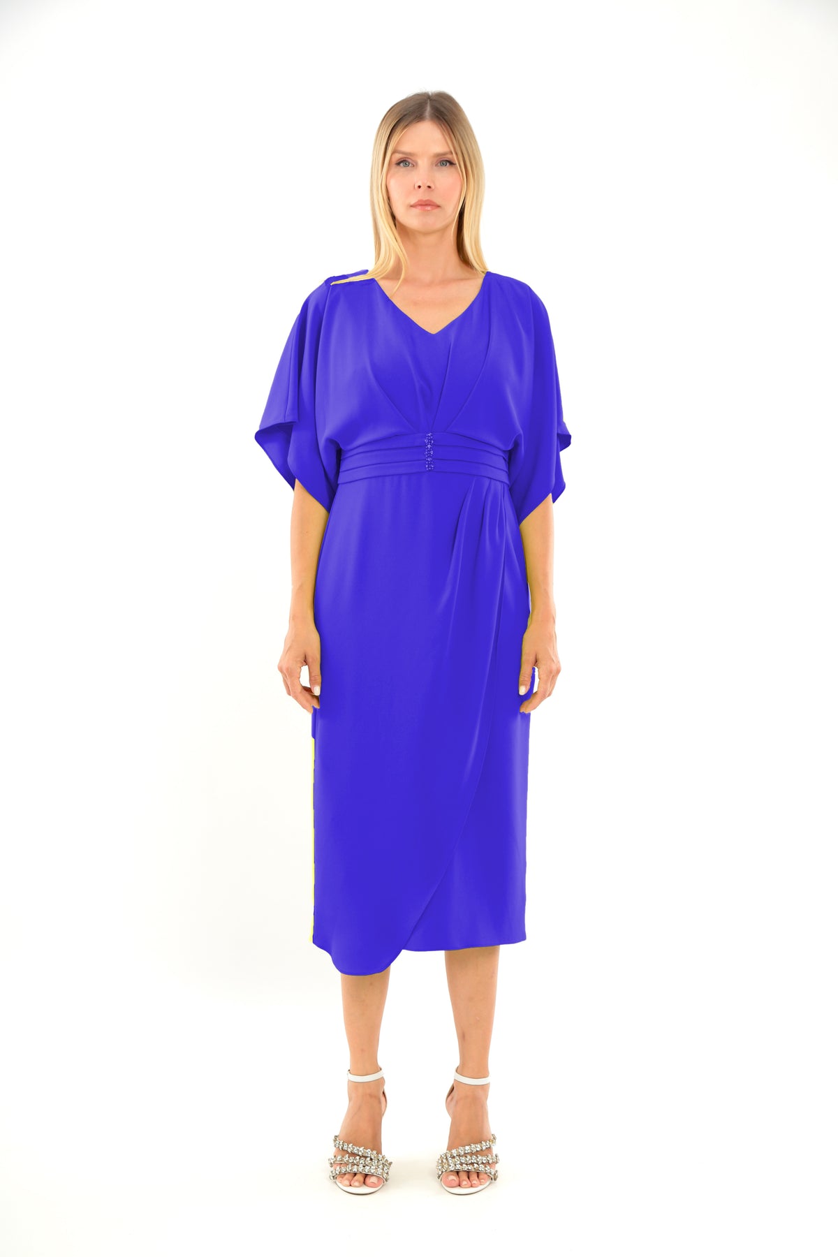 Ladies Dress L-25SS-2044-40 ROYAL