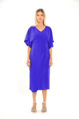 Ladies Dress L-25SS-2044-40 ROYAL