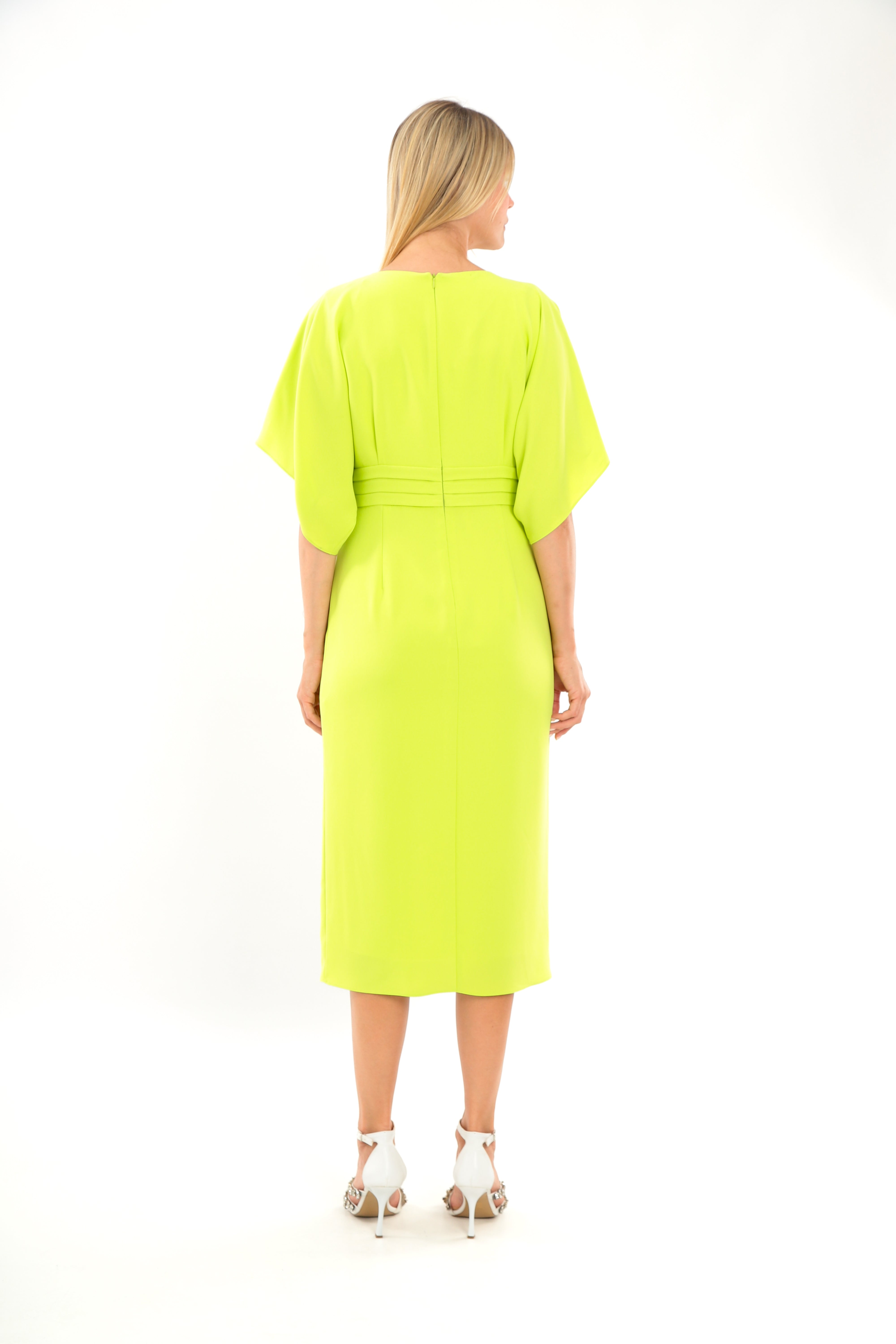 Ladies Dress L-25SS-2044-40 LIME