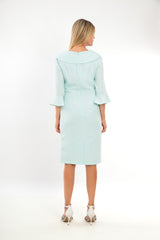 Ladies Dress L-25SS-2049-16 AQUA
