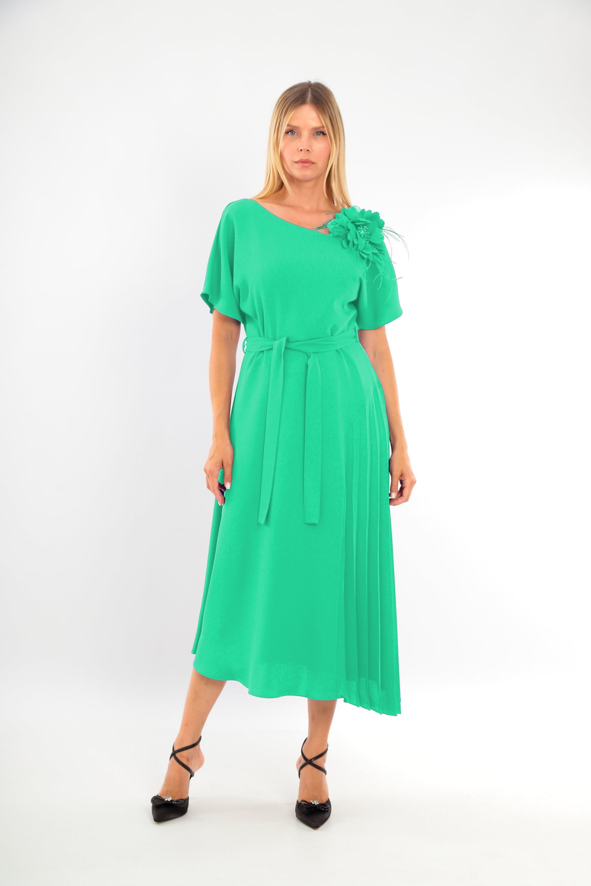 Ladies Dress L-25SS-2081-40 JADE