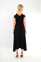 Ladies Dress L-25SS-2093-40 BLACK