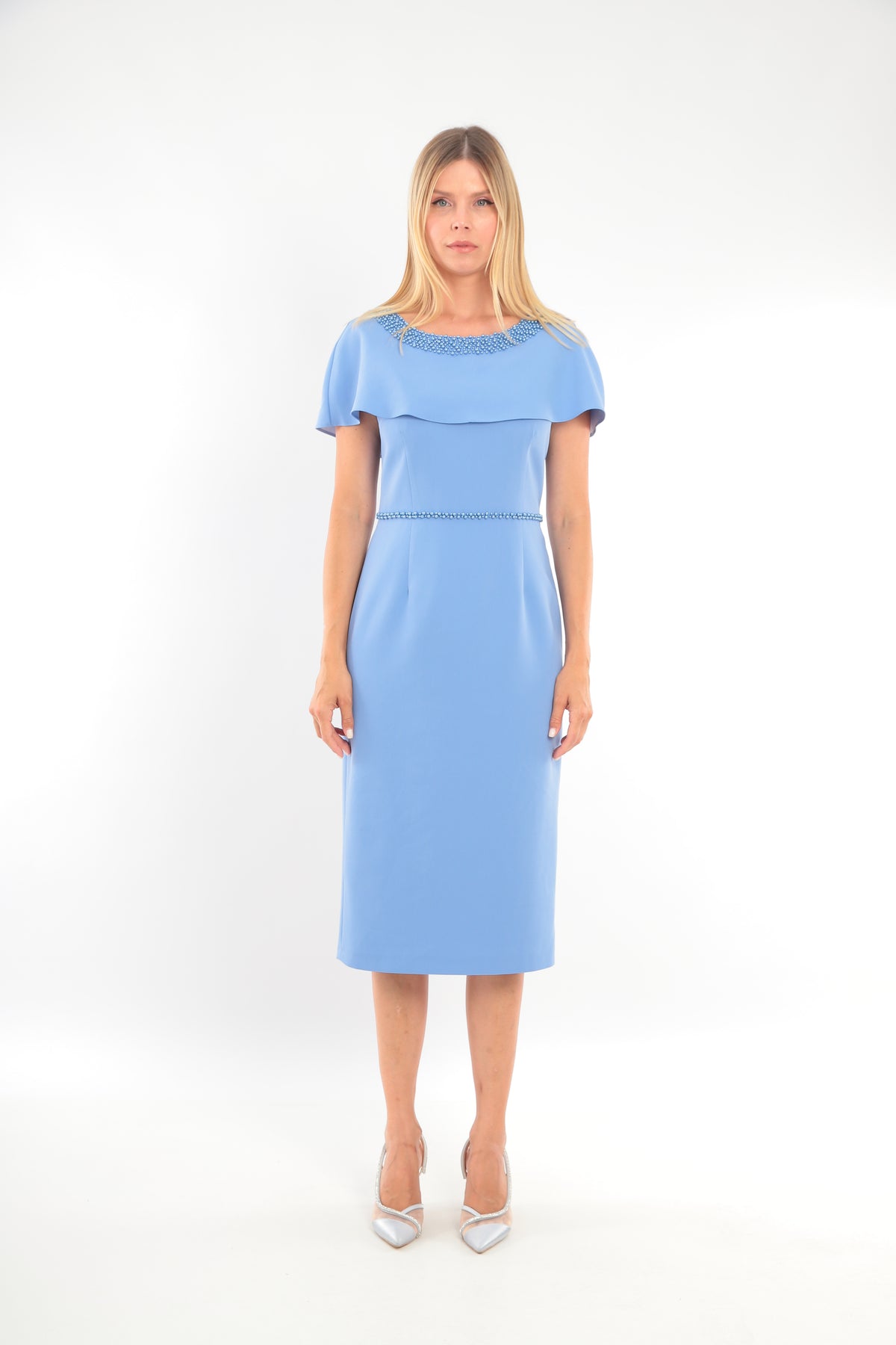 Ladies dress L-25SS-2123-40 ORCHID