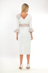 Ladies Dress L-25SS-2137-37 STONE