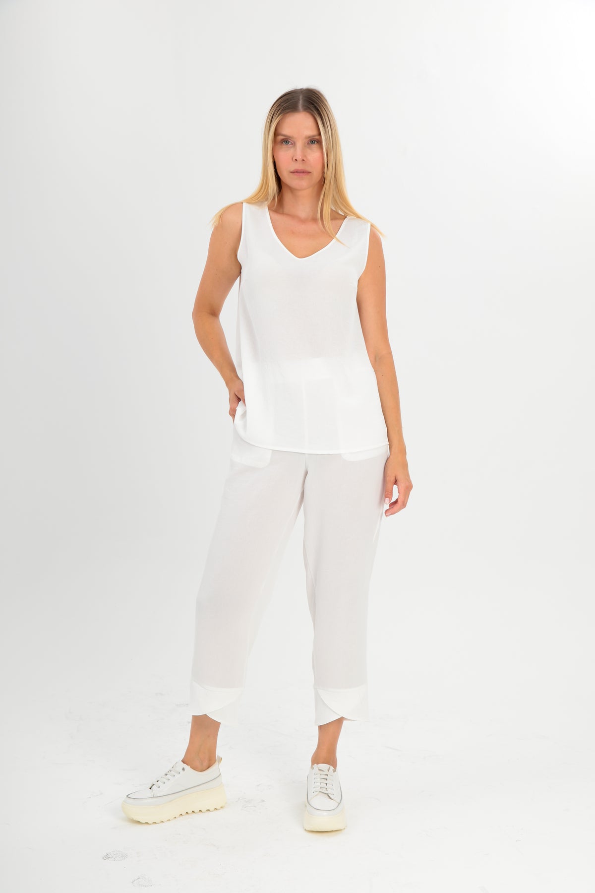 Ladies Blouse I-25SS-4289-29 Ecru