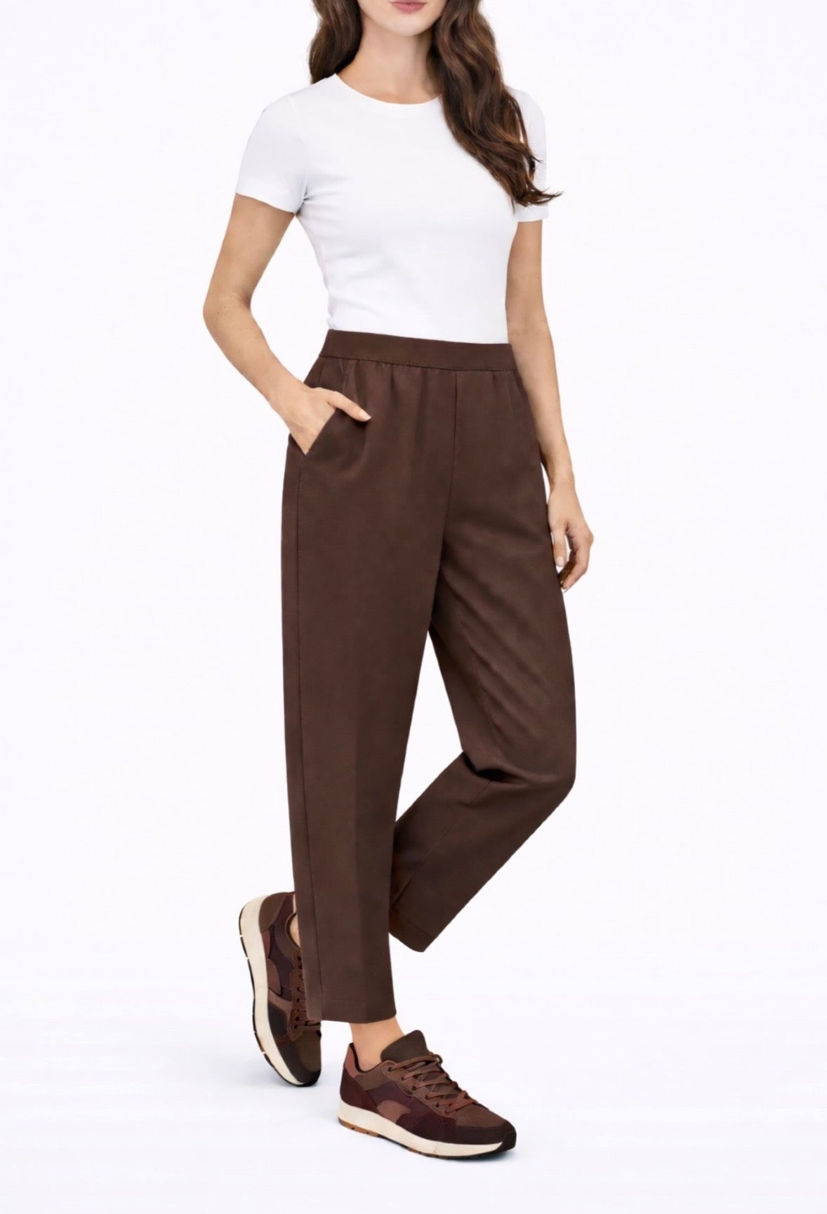 BARREL TROUSERS MOCHA