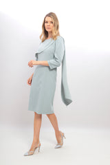 Ladies Dress L-24AW-2953-40 SAGE