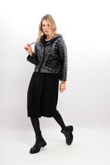 Inco Jacke Padded With Hood I-24AW-1133-02 BLACK