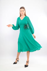Ladies Dress L-24AW-2927-20 JADE