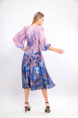 Ladies Dress L-24AW-2940-08 ROYAL