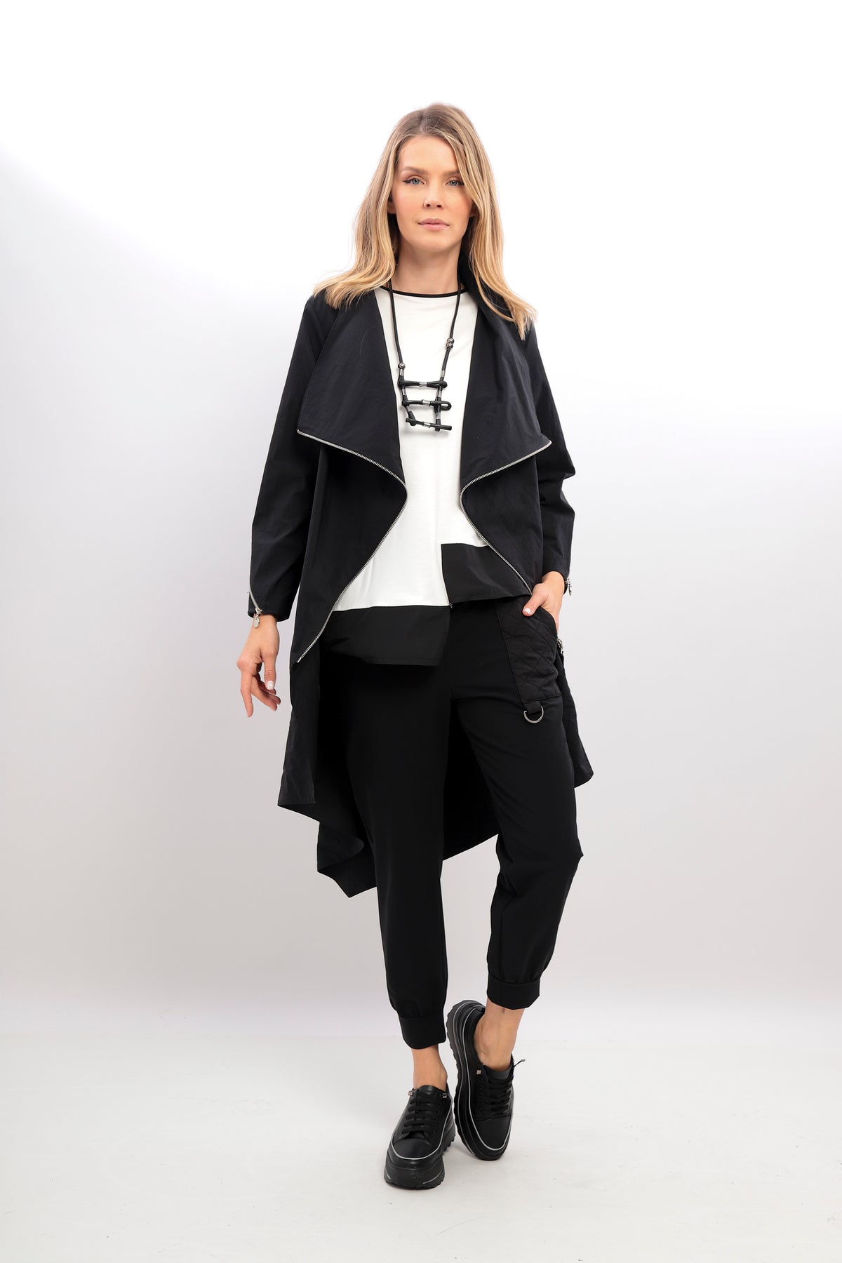 Inco Open Jacket I-24AW-1096-18 BLACK