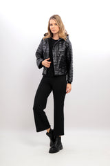 Inco Jacke Padded With Hood I-24AW-1133-02 BLACK