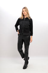 Inco Jacket With Front Pocket 8 I-24AW-1138-11 BLACK