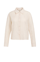 Blouse with angled seams and button details - Type: product