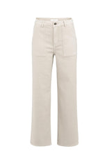 Cargo trousers with straight legs and patch pockets - Type: product