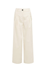 Cargo trousers with wide legs and pleat details - L30 - Type: product