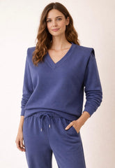 LONG SLEEVE V NECK TOP DNOS-416