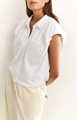 Jersey blouse with puff detail - Type: lookbook