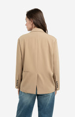 Oversized blazer with fancy button details