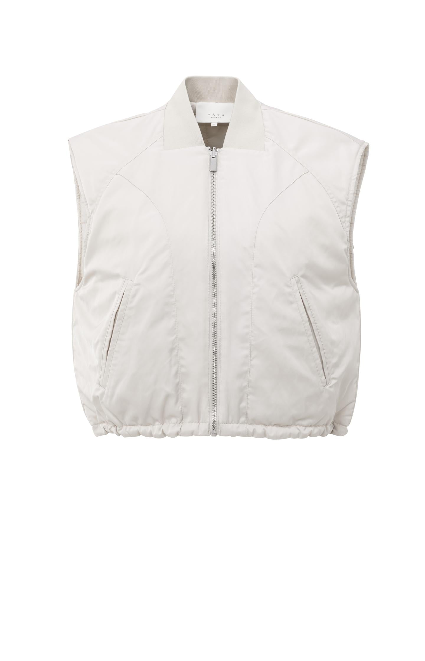 Reversible padded bodywarmer with zip closure - Type: product
