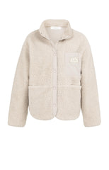 Reversible teddy jacket with nylon chest pocket - Type: product