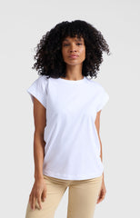 Sleeveless top with rib details
