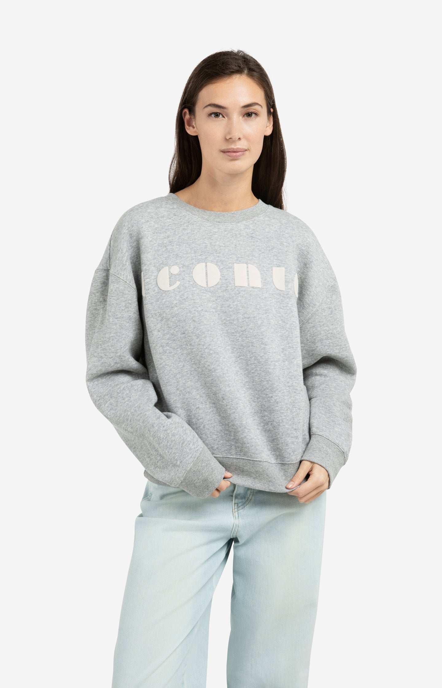 Soft sweater with chest artwork 'iconic' - Type: lookbook
