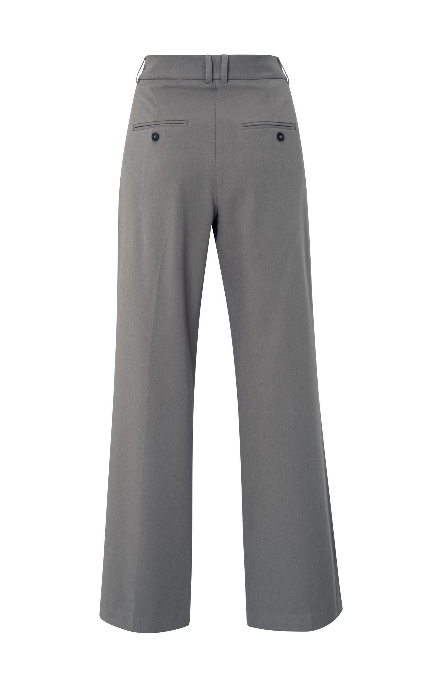 Soft woven trousers with pleats and wide legs