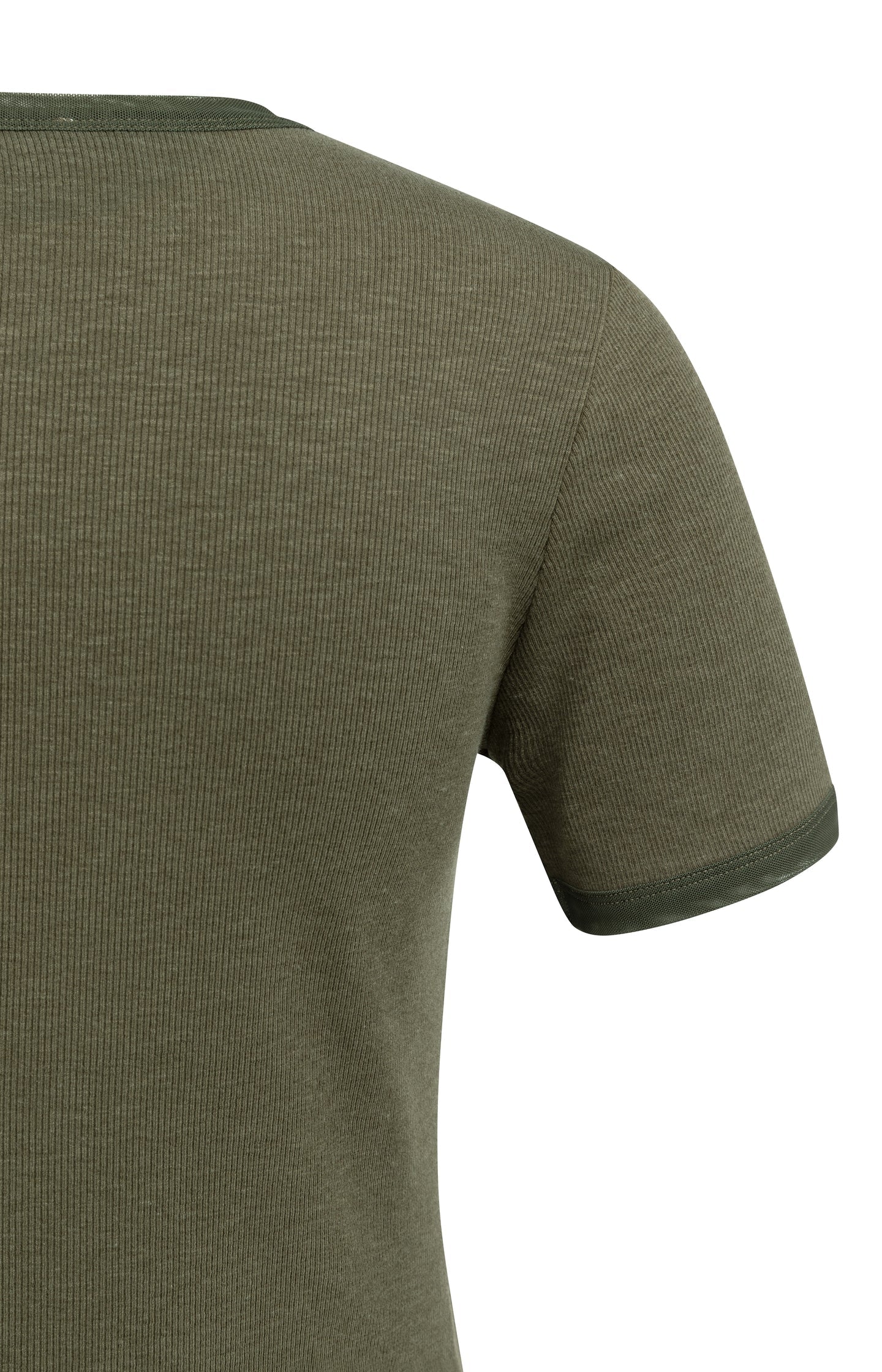 T-shirt with mesh details
