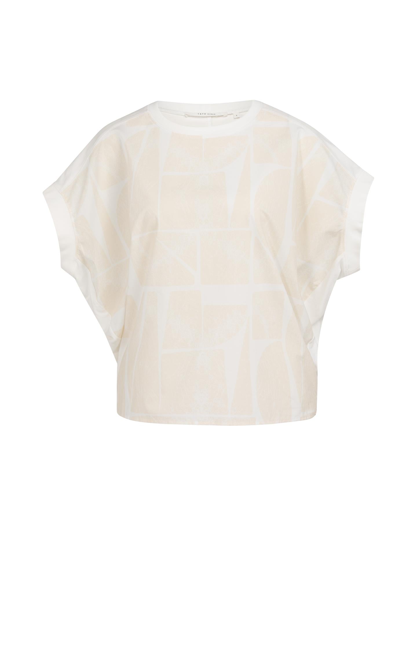 Top with short sleeves and print - Type: product