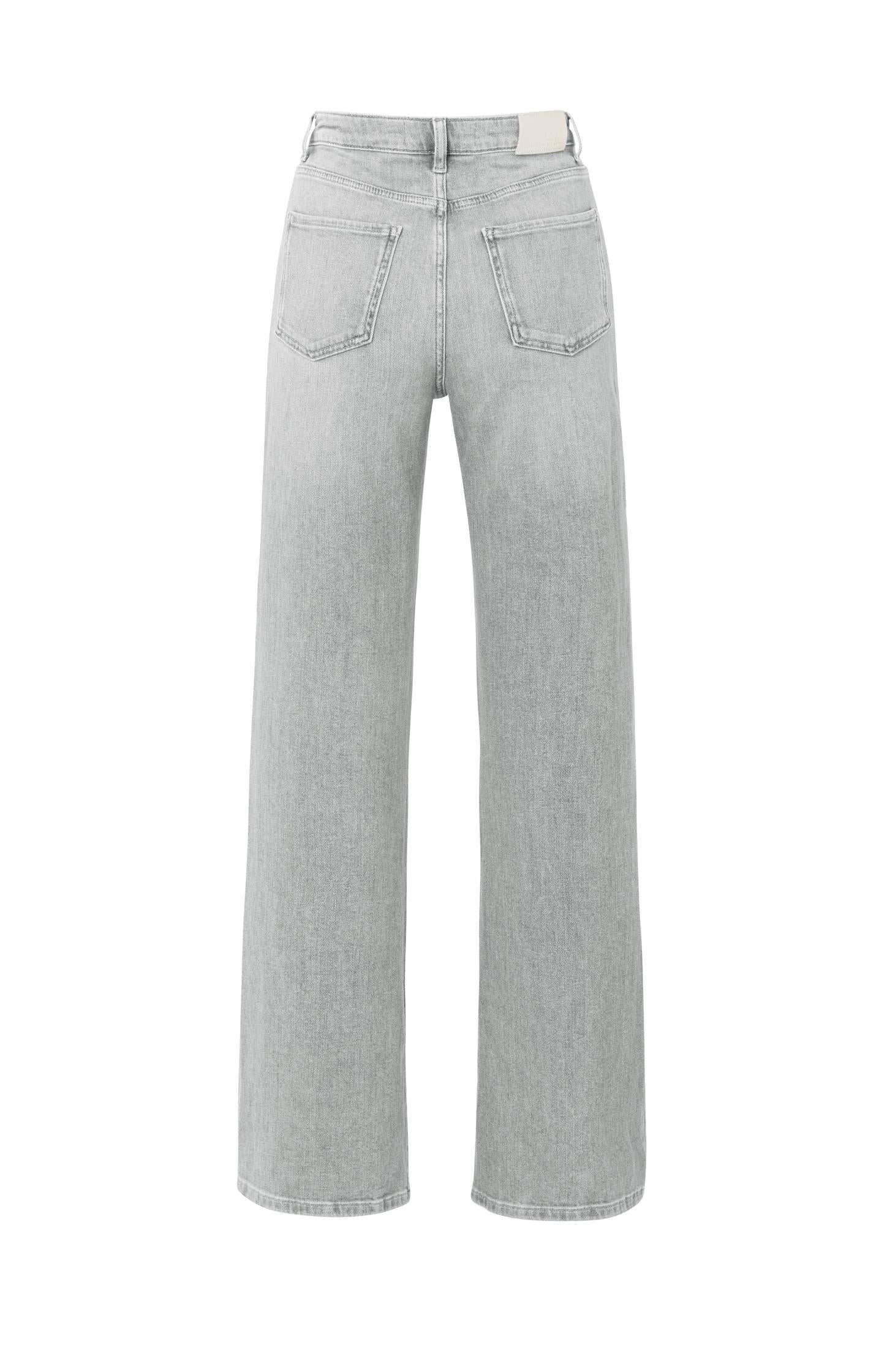 Wide-leg jeans with high waist (L32)