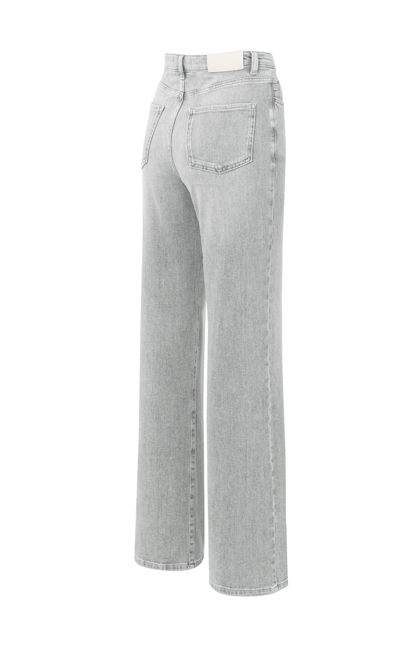 Wide-leg jeans with high waist (L32)