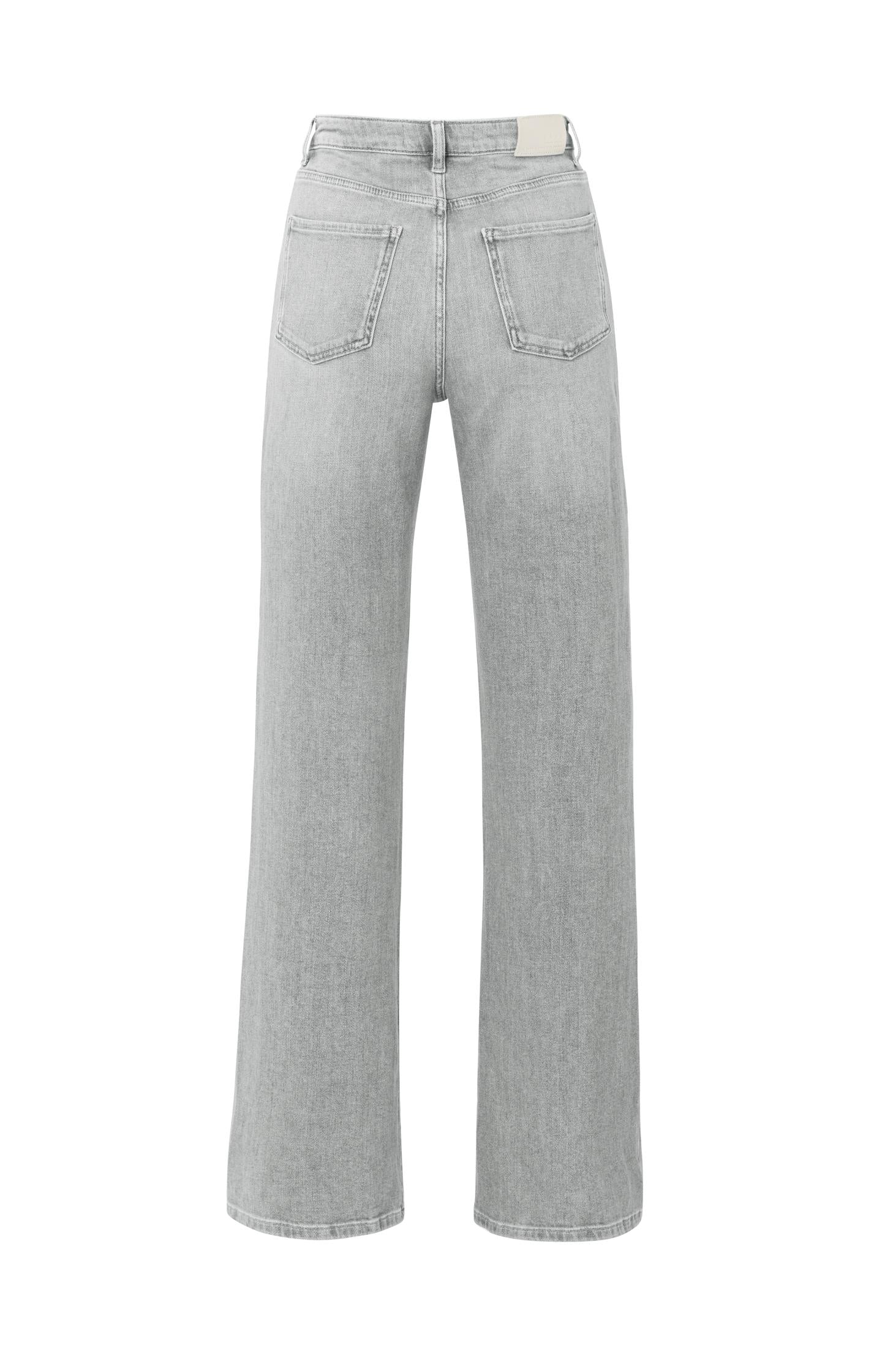 Wide-leg jeans with high waist (L34)